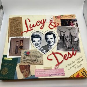 Vintage I Love Lucy Lucy and Desi Real-Life 3D Hardcover Scrapbook and Cover